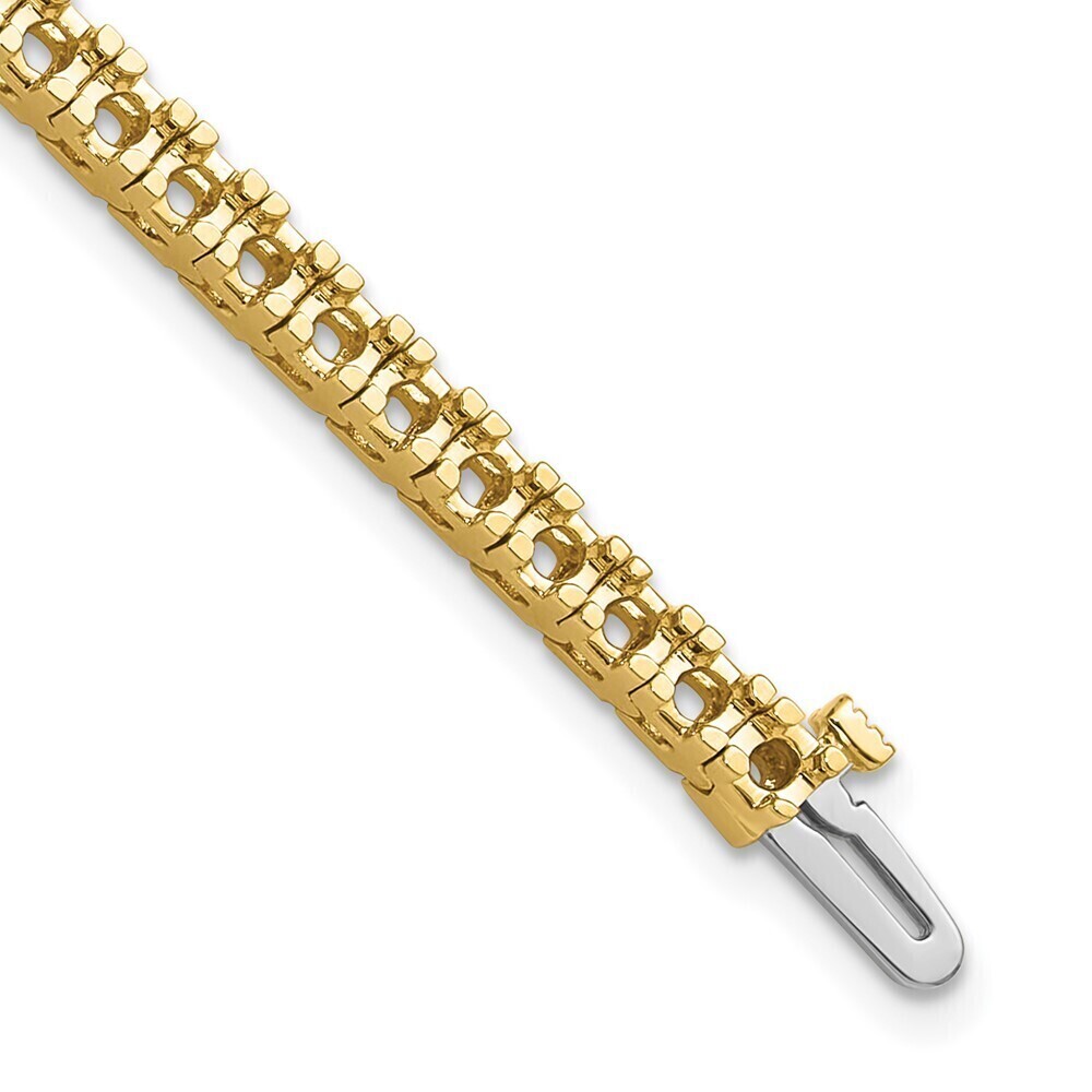 Kazi Luxury 14k Diamond Tennis Bracelet Mounting